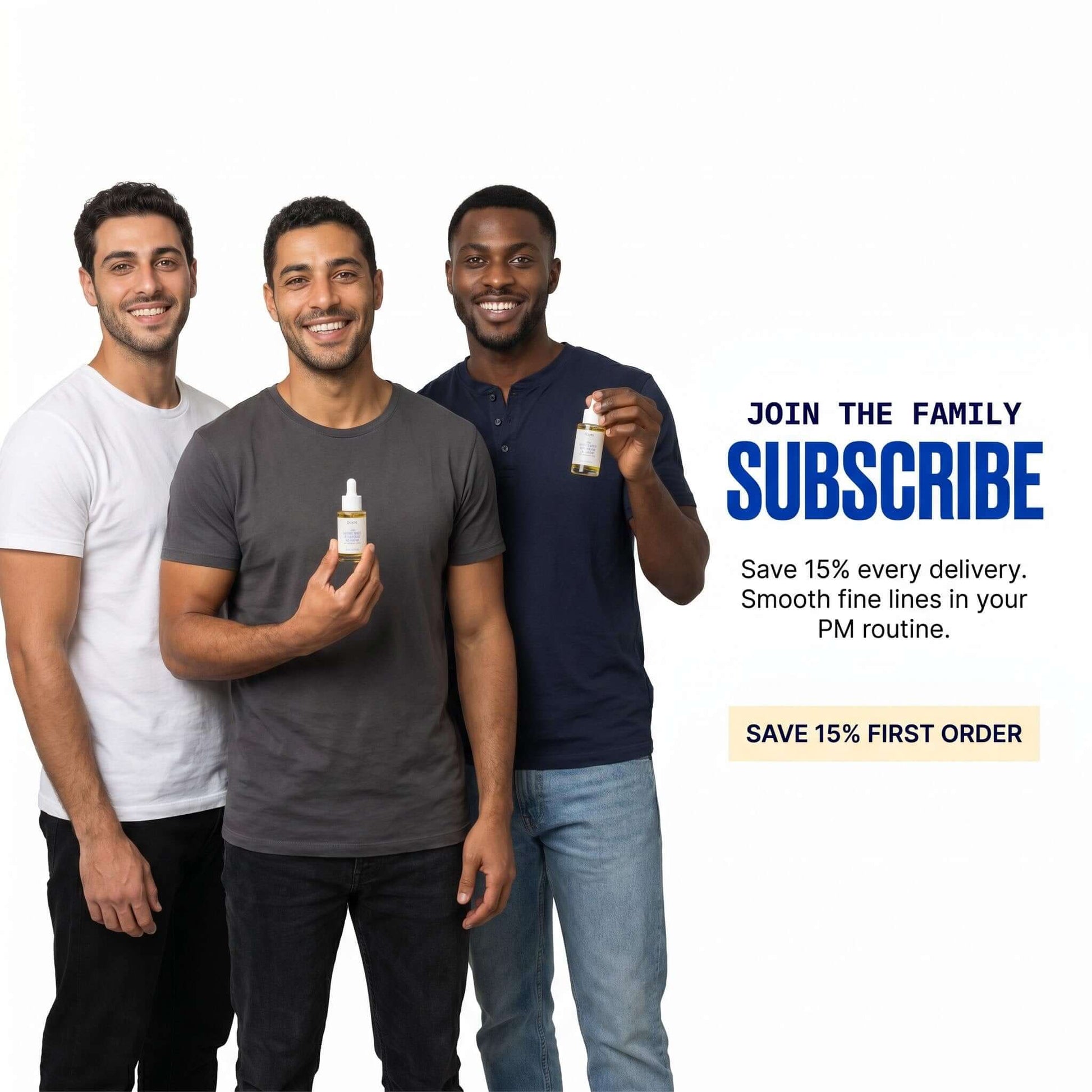 Bakuchiol Night Oil Serum - Subscribe Family Group | OLIRS Men's Skincare